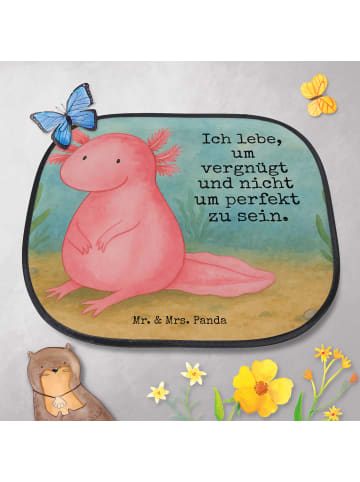 Mr. & Mrs. Panda Sonnenblende Auto Axolotl Niedlich Design mit S... in Weiß