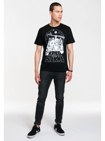 Logoshirt T-Shirt Krieg der Sterne - Emblem in schwarz