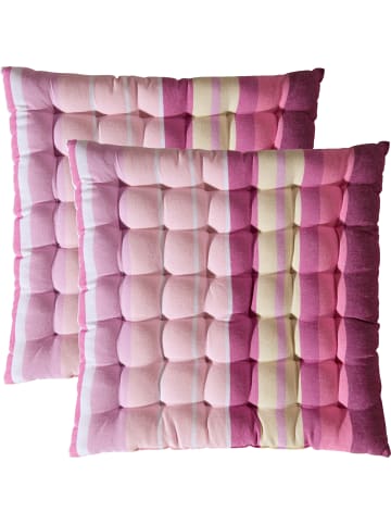 REDBEST Baumwolle, Gewebt Stuhlkissen 2er-Pack in pink