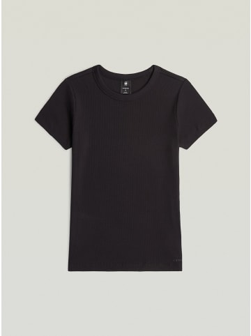 G-Star Raw Slim Rib T-Shirt dk black