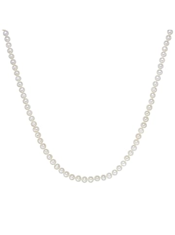 Valero Pearls Perlen-Kette Süßwasser-Zuchtperle in weiß