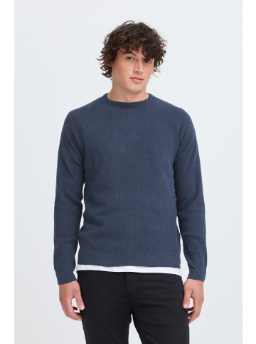 BLEND Strickpullover BHDante in Dunkelblau