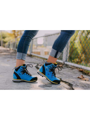 GUGGEN MOUNTAIN Wanderstiefel Blau-Gelb