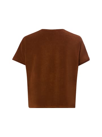 Marie Lund Frottee-Shirt in braun