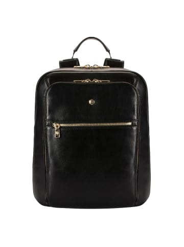 Jekyll & Hide Montana Business-Rucksack Leder 39 cm Laptopfach black