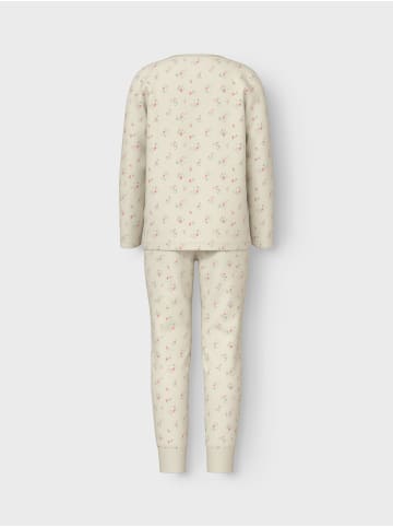 name it Schlafanzug lang NKFNIGHTSET FLOWER in turtledove