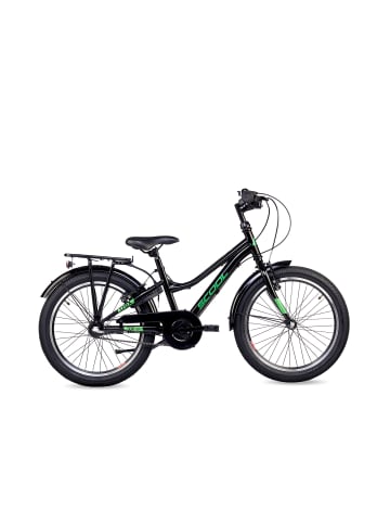 S'COOL Kinderfahrrad - troX 20 Zoll 3-Gang | ab 6 Jahre - Black/Green