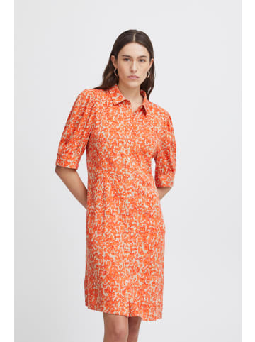 ICHI IHAYA DR2 Regular fit in Coral Rose Leo Aop