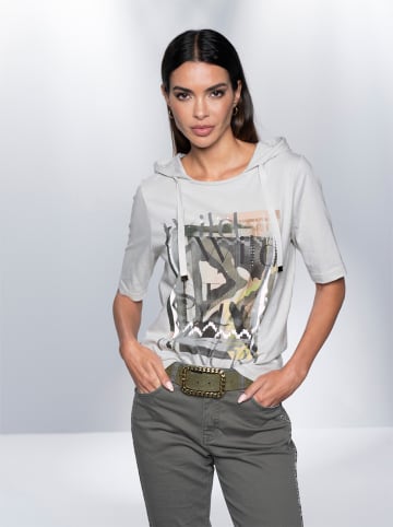 Heine Kapuzenshirt in hellgrau-meliert