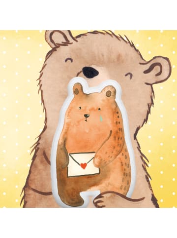 Mr. & Mrs. Panda Schmusekissen Bär Vermissen ohne Spruch in Weiß