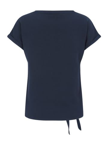 Betty Barclay Halbarm-Shirt mit Schleifenknoten in dunkelblau