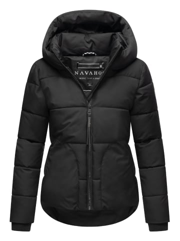 Navahoo Steppjacke Lachperle XIV in Black