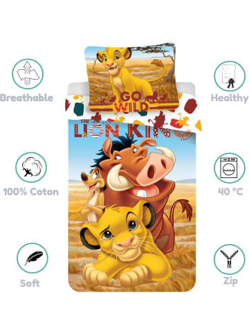 Disney König der Löwen Bettwäsche Decke 100x135cm Kissen 40x60cm