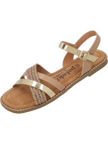 palado Riemchensandalen in beige gold combi