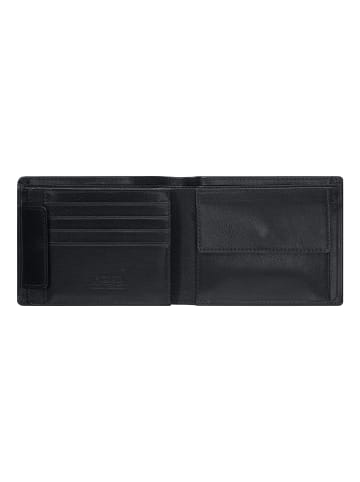 PICARD Authentic1 Geldbörse RFID Schutz Leder 12.5 cm in schwarz