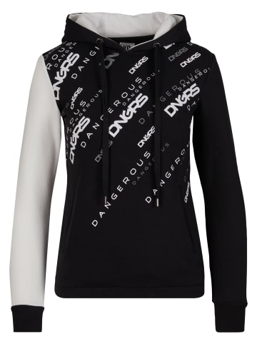 DNGRS Dangerous Kapuzenpullover in black/white