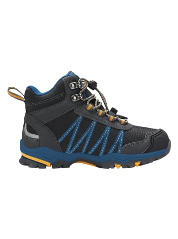 Trollkids Wanderschuhe mid cut "Trolltunga" in Schwarz/Stahlblau