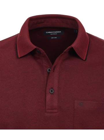 CASAMODA Polo-Shirt in Dunkelrot