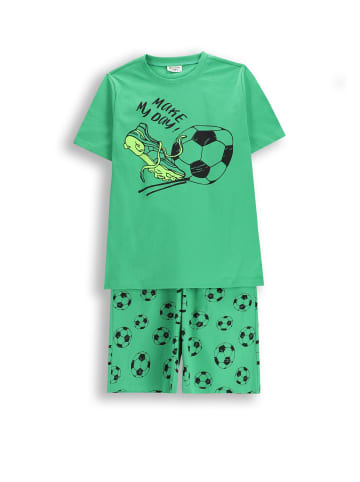 Coccodrillo Jungenpyjama in grün