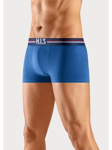 H.I.S Boxershorts in navy, blau, hellblau, weiß, schwarz