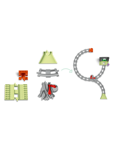 LEGO Eisenbahntunnel und Schienen  Erweiterungsset in Mehrfarbig ab 15 Monate
