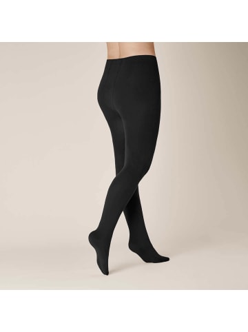 Kunert Strickstrumpfhose Sensual Cotton Curvy Komfortgröße in Antracite