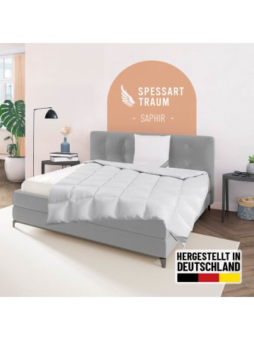 Spessarttraum Leichte Ganzjahres-Daunendecke "Saphir" in weiß