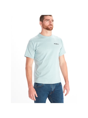 Marmot M EARTH DAY HEAVYWEIGHT TEE SS in Blau