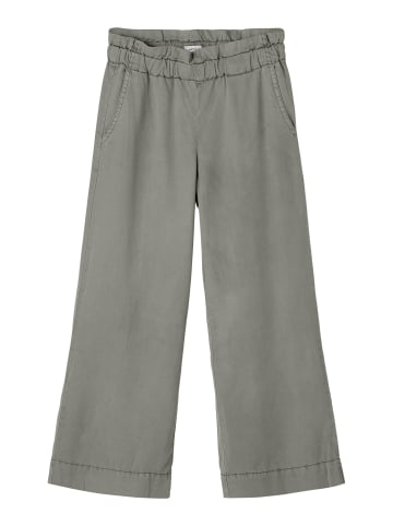 name it Bootcut Stoffhose Weite Schlag Pants mit Gummizug NKFHEVA in Olive