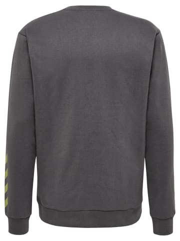 Hummel Sweatshirt Hmloffgrid Cotton Sweatshirt in FORGED IRON/DARK CITRON