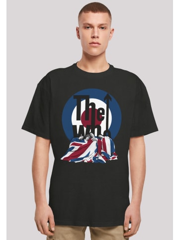 F4NT4STIC Heavy Oversize T-Shirt The Who Flag Blanket in schwarz