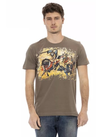 Trussardi Action Braun Baumwolle Herren T-Shirt