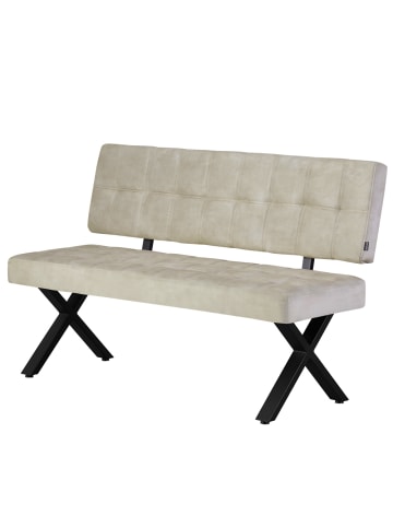 B&D Home Sitzbank KAREN in Grau - (B)140 x (H)88 x (T)59 cm