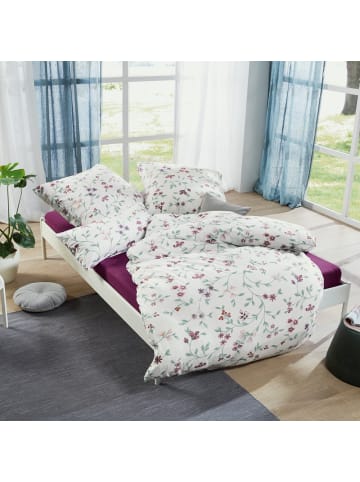 REDBEST Single-Jersey Bettwäsche in aubergine-mauve