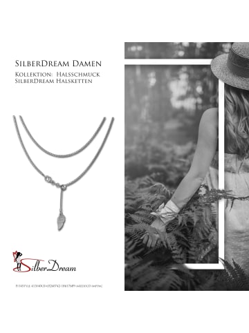 SilberDream 925 Sterling Silber Damen SilberDream Halsketten Flügel  ca. 45cm