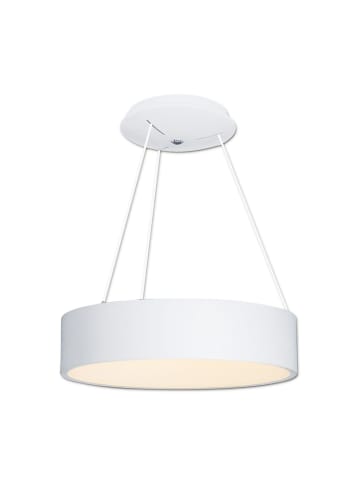 näve LED Pendelleuchte "CARLA" in weiß - (L)45 cm x (B)45 cm x (H)11 cm - EEK G