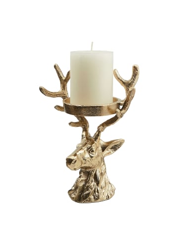 Butlers Stumpenkerzenhalter OH MY DEER in Gold