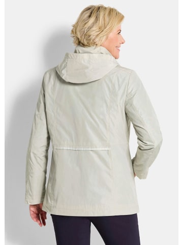 GOLDNER Kurzgröße:  Freizeitjacke Outdoor-Jacke mit Kapuze in stein