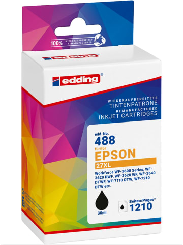 edding Druckerpatrone ersetzt Epson T27XL (T2711) black