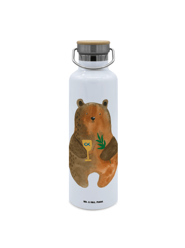 Mr. & Mrs. Panda Trinkflasche Aus Edelstahl Bär Konfirmation ohn... in Weiß