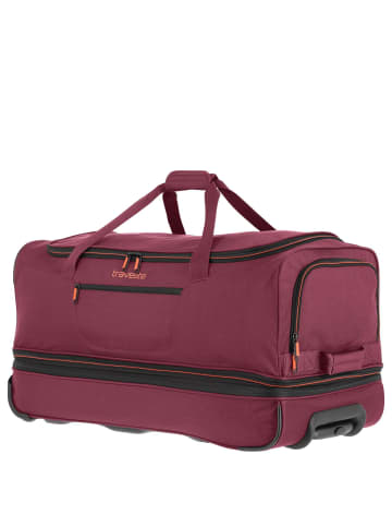 travelite Basics - Rollenreisetasche 98/119L 70 cm erw. (bordeaux) in bordeaux