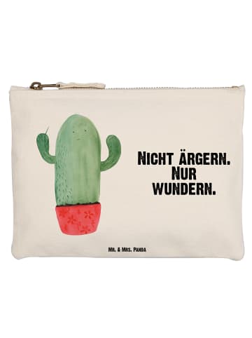 Mr. & Mrs. Panda Schminktasche Kaktus Wut mit Spruch in Weiß