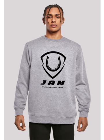 F4NT4STIC Sweatshirt JAM Showjumping in grau meliert