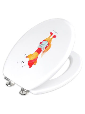 Mr. & Mrs. Panda Toilettendeckel Fuchs Sänger ohne Spruch in Weiß