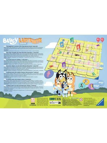 Ravensburger Ravensburger Schiebespiel Bluey: Junior Labyrinth in bunt