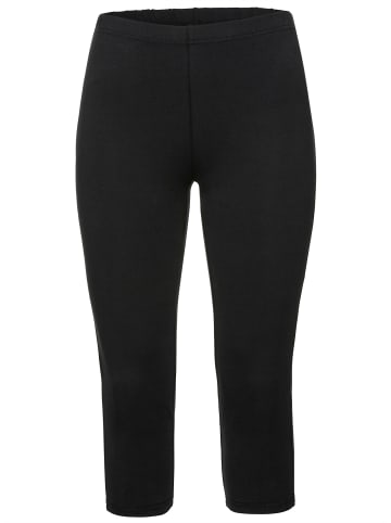 sheego Leggings in schwarz