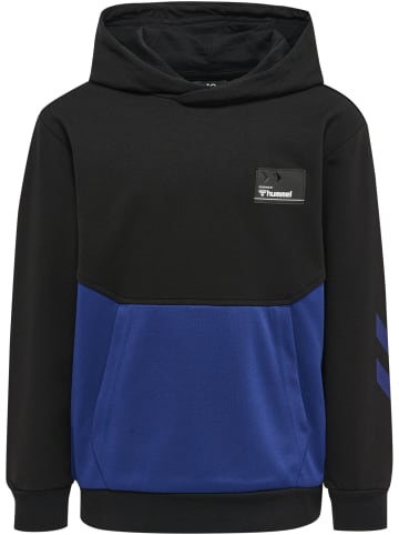 Hummel Hoodie Hmledward Hoodie in BLACK/SODALITE BLUE