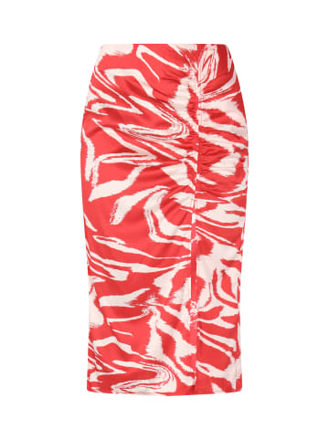 faina Damen Skirt in Rot Wollweiss