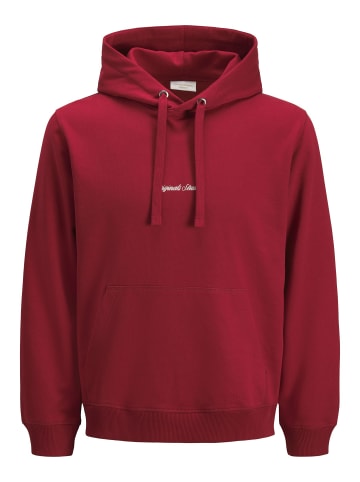Jack & Jones Kapuzenpullover in Rio Red