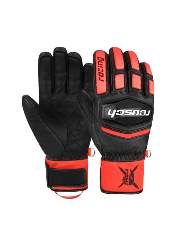 Reusch Fingerhandschuhe Worldcup Warrior Team in 7809 black / fluo red